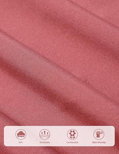 Gaupafmb Girls' Jumpsuits & Rompers Wide Leg Jumpsuit with Belt Elastic Square Neck Cap Sleeve Girls Romper Size 7-14 - Pink - 11-12Y thumbnail 7
