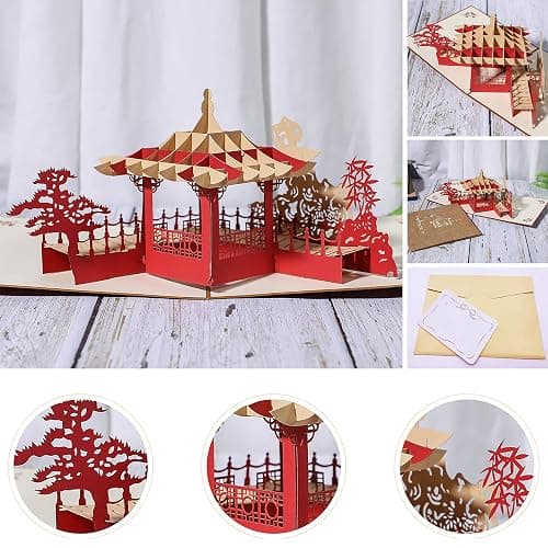 Alizdd Micro Building Blocks Sets，Chinese Zen Garden Architecture and Cherry Blossom Bonsai Tree Building Toys for Adults，Japanese Sakura House Model，Creative Mini Bricks Gift for Kids 14+，2280 PCS thumbnail 7
