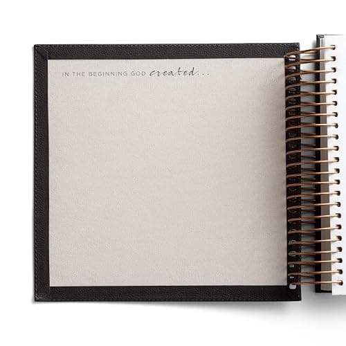 Illustrating Bible NIV - Spiral Bound Bible Journal, Dark Gray J3482 (8 Point Font) thumbnail 3