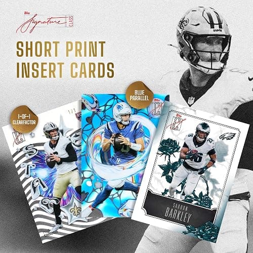 2025 Topps NFL Signature Class Football - Factory Sealed - Value Box thumbnail 6
