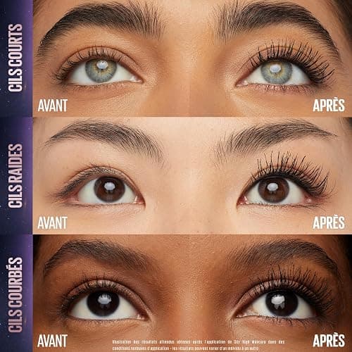 Maybelline New York - Mascara Pailleté Volume et Longueur - Sky High - Teinte : Space Diamond - 7,2 ml thumbnail 6