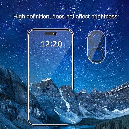 Ailun Privacy Screen Protector + Camera Lens Protector for iPhone 16 Plus | 3+3 Pack, 6.7 Inch, Installation Frame, Dynamic Island Compatible, Anti Spy Private Tempered Glass, Case Friendly thumbnail 3