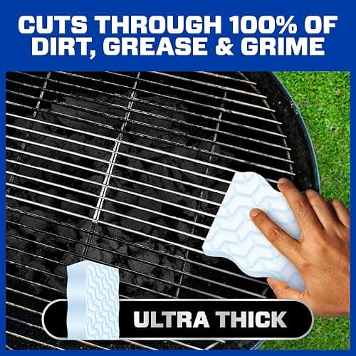 Mr. Clean Magic Eraser Sponge, All Purpose Cleaner, Cleaning Scrubber, Kitchen, Bathroom, Shower, Oven, Cleaning Supplies, Variety Pack with 1 Ultra Thick, 2 Ultra Foamy, & 3 Extra Durable, 6ct thumbnail 3