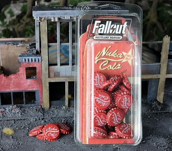 Modiphius: Fallout Nuka-Cola Caps Set, Includes 50 Distressed Nuka-Cola Bottle Caps, Made By an Official Bottle Cap Manufacturer, For Ages 14 and up thumbnail 2