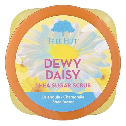 Tree Hut Dewy Daisy Shea Sugar Scrub | Exfoliating Body Scrub Removes Dead, Dry Skin for a Soft & Hydrated Feel | Nourishing Essential Body Care | 18 fl oz. thumbnail 2