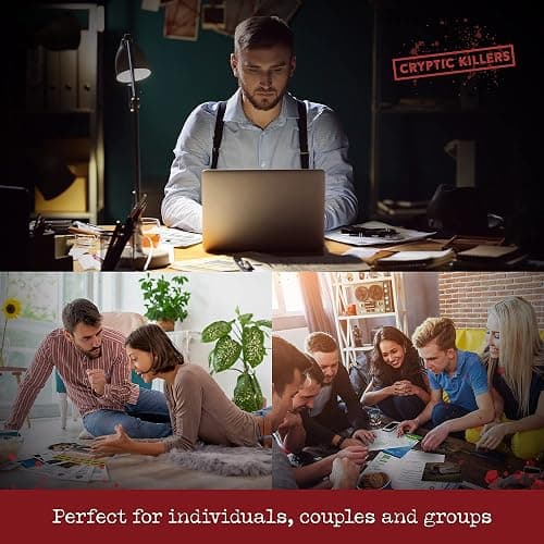 Cryptic Killers Unsolved Murder Mystery Game - Cold Case File Investigation - Detective Clues/Evidence - Solve The Crime - for Individuals, Date Nights & Party Groups - Murder of a Millionaire thumbnail 5