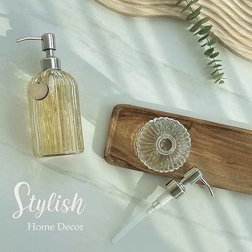 Glass hand soap bottles thumbnail 5