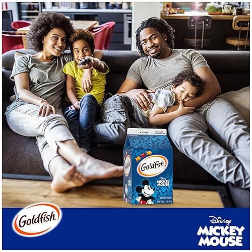 Goldfish Disney Mickey Mouse Cheddar Crackers, Snack Crackers, 27.3 oz carton thumbnail 7