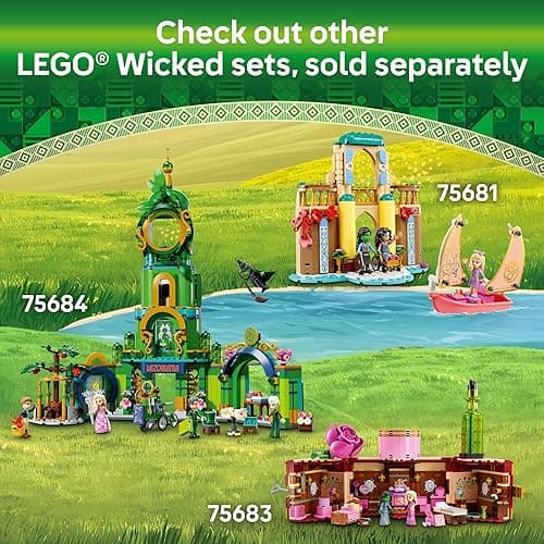 LEGO Wicked Elphaba & Glinda Figures Building Toys - Wicked Toys for Kids, Girls & Boys, Age 10+ - Buildable Wicked Dolls - Birthday Gift Idea - 75682 thumbnail 7