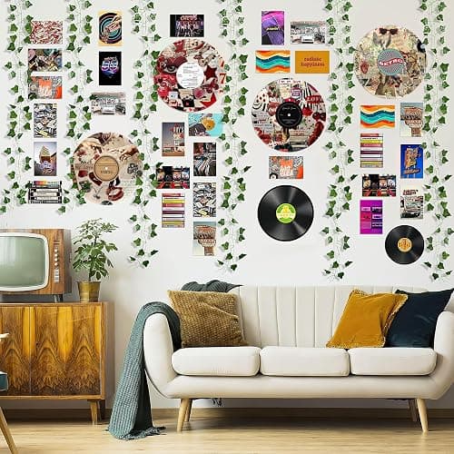 HK Studio Y2K Decorations, Posters for Room Aesthetic - Record Decor, Y2K Posters, 4 Pcs 12" thumbnail 2