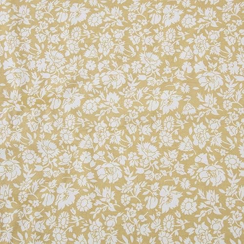 Laura Ashley - King Sheets, Cotton Percale Bedding Set, Lightweight & Breathable Home Decor, Oeko-Tex Certified (Heirloom Ditzy Gold, King) thumbnail 4