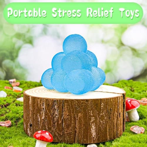 Funny Squeeze Fidget Toy, Slow Rebound Squishy Stress Relief Toy with Tactile Fun, Multi-Ball Stack Tactile Anxiety Relief Desk Fidget for Adults & Kids thumbnail 4
