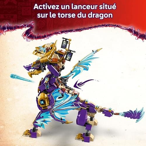 LEGO NINJAGO Arc : le dragon de la concentration - Jeu de construction interactif pour garçons, filles dès 9 ans - Toupie Spinjitzu, 8 minifigurines - Cadeau pour fans du Soulèvement des Dragons 71836 thumbnail 6