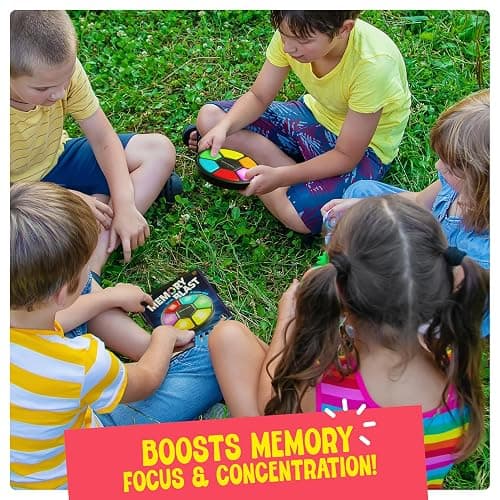 Memory Game for Kids - Gifts for Boys & Girls - 6 7 8 9 10 11 Year Old Boy Birthday Gifts - Kids Games - Toys for 10 Year Old Boy - Car Handheld Travel Games Road Trip for Ages 4-8, 6-8, 8-12 Years thumbnail 6