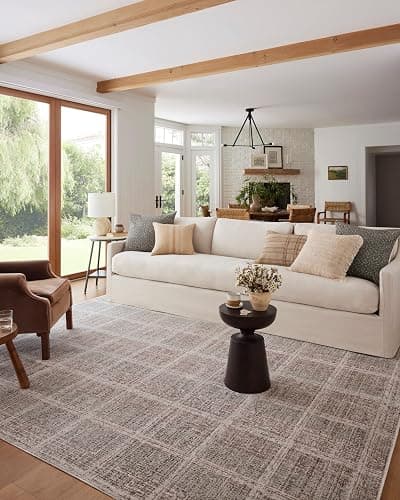 Loloi Angela Rose Ember Collection EMB-10 Fog/Dove 7'-10" x 10' Area Rug - Image 1