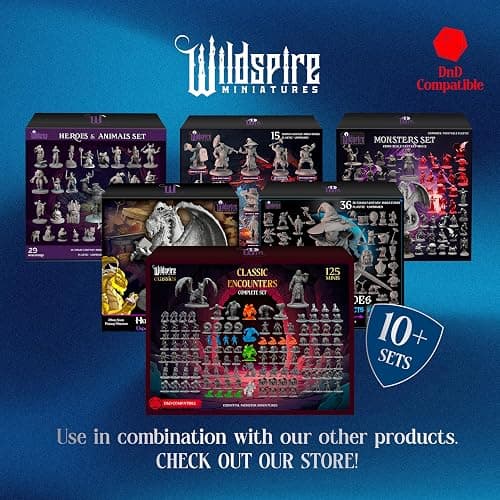 Classic Heroes - Mercenary Band II - 26 Paintable Characters for DND Miniatures Bulk I 28mm Dungeons Dragons D&D Miniatures I DND Minis D&D Figures Dungeons Dragons Figures Pathfinder Compatible thumbnail 7