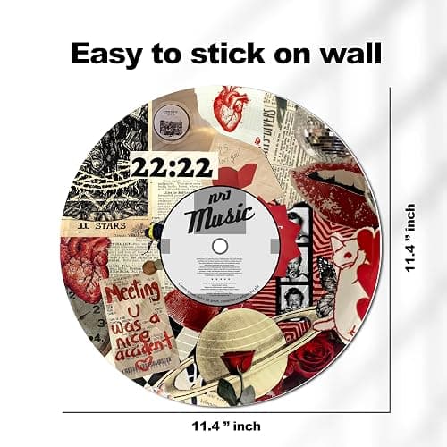 TracyArt Hippie Decor, Posters for Room Aesthetic - Y2K Decorations, Record Decor, 4 Pcs 12" thumbnail 4