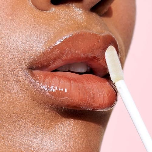 e.l.f. Lip Lacquer, Nourishing, Non-Sticky Ultra-Shine Lip Gloss With Sheer Color, Infused With Vitamins A & E, Vegan & Cruelty-Free, Clear thumbnail 7