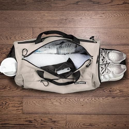 Fitgriff® Gym Bag for Men & Women with Shoe & Wet Compartment - Duffle Bag for Travel, Sports, Fitness & Workout thumbnail 4