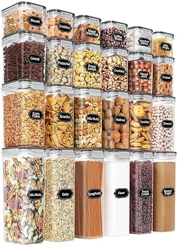 PRAKI Airtight Food Storage Containers Set