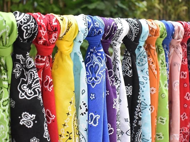 6-Pack 100% Cotton Bandanas Gift Set – 22x22 Inch Paisley Head Wraps form Men & Women, Neck & Face Scarves thumbnail 5