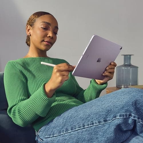 Apple iPad Air 11-inch (M2): Built for Apple Intelligence, Liquid Retina Display, 128GB, 12MP Front/Back Camera, Wi-Fi 6E, Touch ID, All-Day Battery Life — Blue thumbnail 5