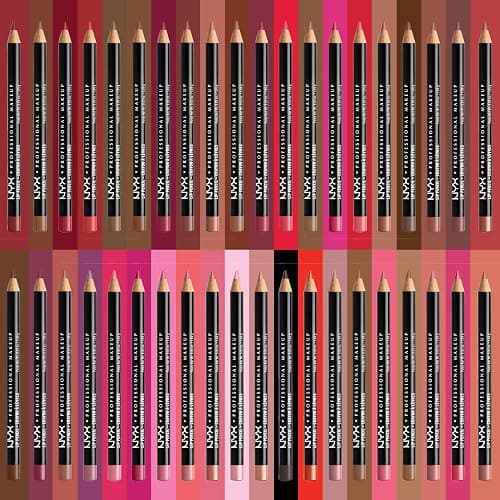NYX Professional Makeup Slim Lip Pencil Crayon Lèvres Nude Truffle | Formule crémeuse longue tenue, Résiste aux bavures, Base parfaite rouge à lèvres, Fins et affûtés thumbnail 9