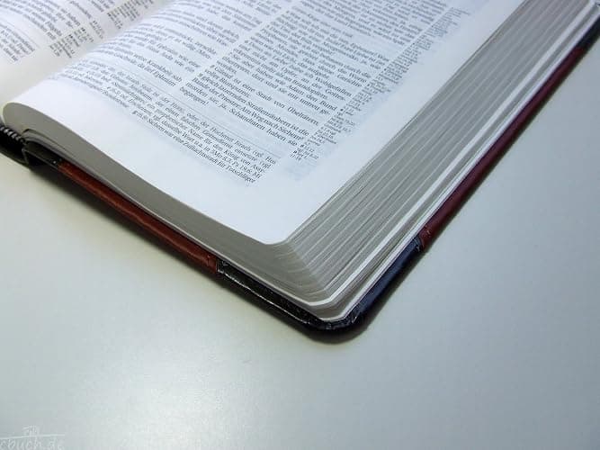 German Bible Die Bibel, Schlachter 2000, 2-toned Brown and Black, leather-soft, Contemporary Bible thumbnail 5