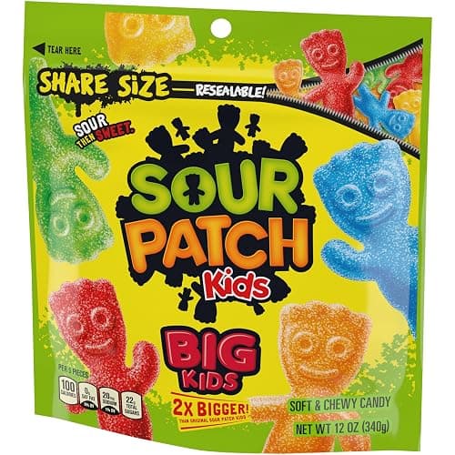 SOUR PATCH KIDS Big Kids Soft & Chewy Candy, Share Size, 12 oz thumbnail 12