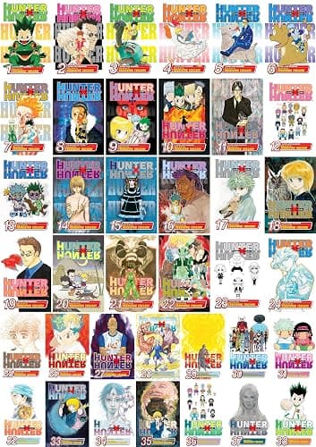 Hunter x Hunter Series, Complete (38 Books) Manga Set, by Yoshihiro Togashi (Volumes 1-38) - Image 1