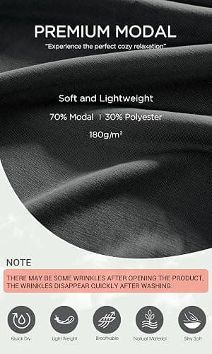 ODODOS Modal Soft Lounge Shorts for Women Drawstring High Waist Casual Sleepwear Lightweight Cozy Pajama Bottom thumbnail 6