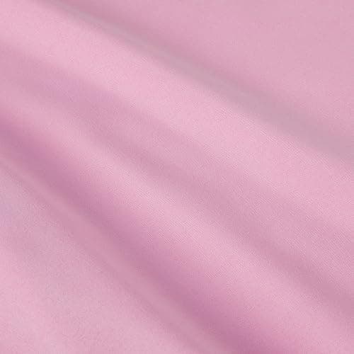 Amazon Basics 3-Piece Soft Microfiber Kid's Comforter and Pillow Sham Set, Full/Queen, Light Pink, Solid thumbnail 6