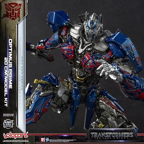 YOLOPARK Transformers: The Last Knight Optimus Prime with Upgraded Weaponry,Highly Articulated 7.87 Inch Transformers Action Figure for Ages 15 and Up,No Converting thumbnail 9