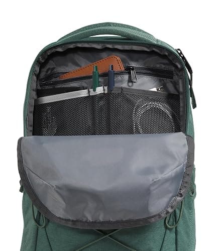 The North Face Women's Jester Everyday Laptop Backpack | Commuter Travel Bag with Laptop Sleeve, Water-Repellent Finish, Spacious Compartment, Duck Green Dark Heather, One Size thumbnail 4