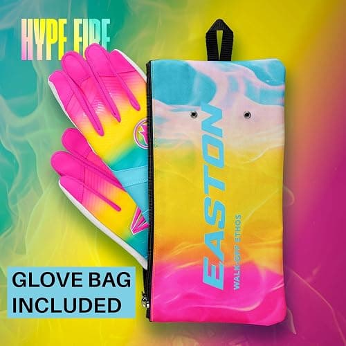 Easton | Walk-Off Ethos Locked-in Baseball Batting Gloves | Compression Wrist Strap | Youth Sizes | Multiple Colors thumbnail 4
