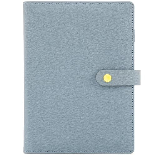 Aesthetic A5 Binder with 6 Golden Rings - Refillable & Sturdy Planner w Pockets Keeps You Perfectly Organized - Mini Notebook with Magnetic Closure Works Great as Photocard Binder for All Your Cards - Image 1