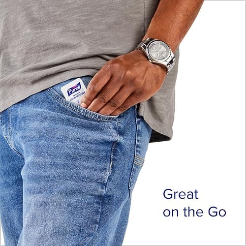 PURELL SINGLES Advanced Hand Sanitizer Gel, Fragrance Free, 125 Count Single-Use Travel-Size Packets - 9620-12-125EC (Pack of 1) thumbnail 5
