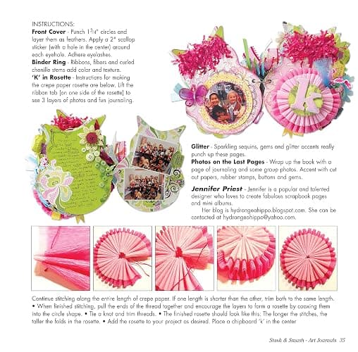 Stash and Smash: Art Journal Ideas (Design Originals) Over 120 Tips, Suggestions, Samples, & Instructions for Designing Your Own "Smash It In" Art Journals with Papers, Mementos, & Embellishments thumbnail 6