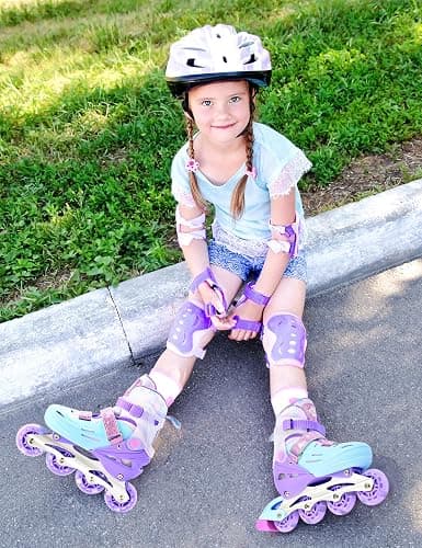 2PM SPORTS Inline Skates for Kids Boys Girls Ages 5-8 8-12 3-5 4-8 6-12 with Light Up Wheels, Adjustable Children's Roller Skates Blades for Toddler Beginner Youth Indoor Outdoor thumbnail 6