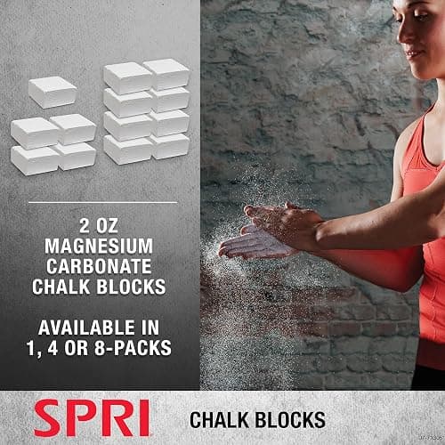 SPRI Chalk Block, for Gymnastics, Rock Climbing, Bouldering, Weight-Lifting, thumbnail 7