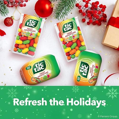 Tic Tac Fruit Adventure Mints, 4 Bottle Packs, On-The-Go Refreshment, 3.4 oz Each thumbnail 4