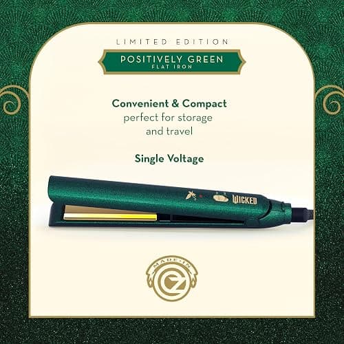 Wicked Elphaba Flat Iron from Conair, 1-inch Hair Straightener thumbnail 4