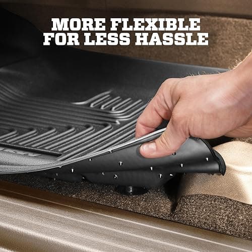 Husky Liners Weatherbeater Floor Mats | Fits 2011-2012 Ford F-250/F-350 Crew CAB ONLY (Footwell Coverage) | Front & 2nd Row, 3-pc Black - 98711 thumbnail 7