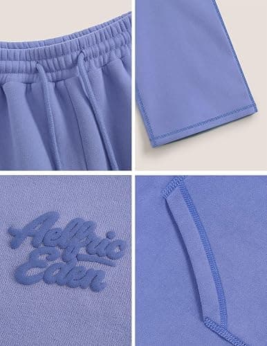 Aelfric Eden Womens Sweatsuits 2 Piece Set Oversized Fleece Hoodie and Sweatpants Track Suits Sweat Matching Lounge Pants thumbnail 5