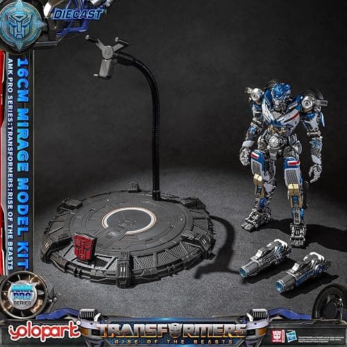 YOLOPARK Mirage Transformer Toys,AMK PRO Series Transformers:Rise of The Beasts Action Figure,Highly Articulated 6.3 Inch Model Kit for Ages 15 and Up,No Converting thumbnail 2