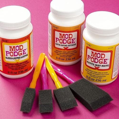 Mod Podge Gloss Sealer, Glue & Finish: All-in-One Craft Solution- Quick Dry, Easy Clean, for Wood, Paper, Fabric & More. Non-Toxic - Craft with Confidence, Made in USA, 16 oz., Pack of 1 thumbnail 9