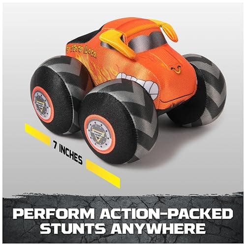 Monster Jam El Toro Loco 7-Inch Plush Truck with Lights & Sounds | Includes 1 Plush Truck, Soft Body with Squishy Tires, Cuddly Pretend Play, Toys for Ages 3 and Up thumbnail 3