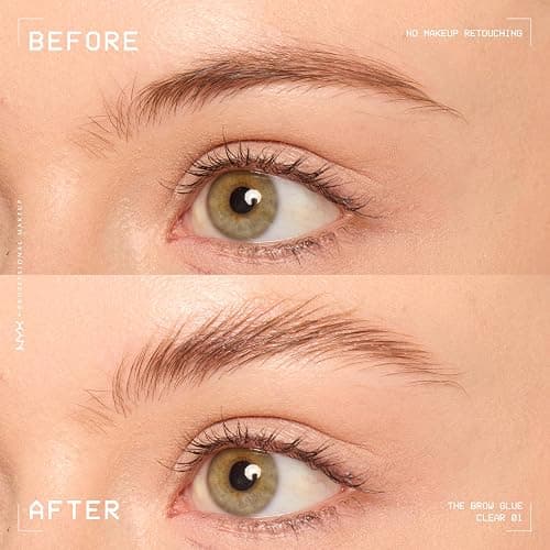 NYX PROFESSIONAL MAKEUP The Brow Glue, Extreme Hold Eyebrow Gel - Clear thumbnail 10