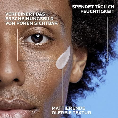 La Roche Posay Mattierende Feuchtigkeitspflege für fettige, unreine und zu Akne neigende Haut, Talgregulierend und porenverfeinernd, Mit LHA und Thermalwasser, Effaclar Mat, 40 ml | Mattierende Feuchtigkeitspflege für ölige Haut. Wirkt talgregulierend, verfeinert sichtbar Poren & mattiert die Haut thumbnail 3