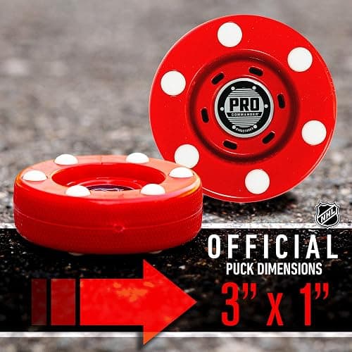 Franklin Sports NHL Street Roller Hockey Pucks - Pro Commander Outdoor Roller Hockey Pucks for Practice + Training - Outdoor Hockey Street Pucks with Rollers - 24 Bulk Packs, 6 Packs + Single Pucks thumbnail 2